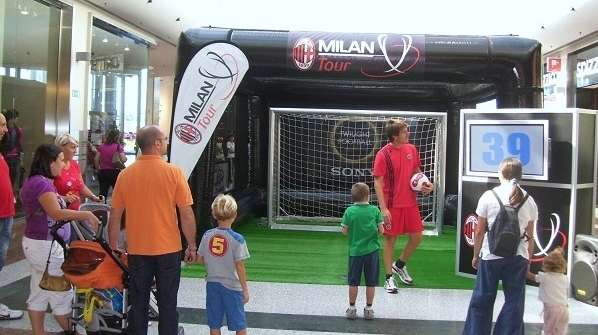 Kick-Point Interactive Soccer Goal Delivers Brand Messages Online