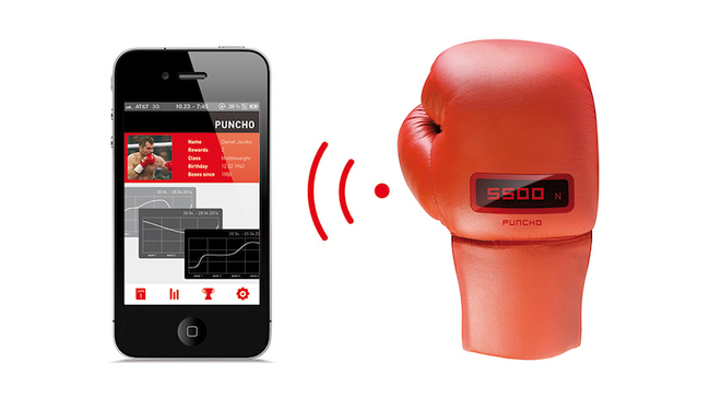 Puncho Boxing Glove Measures Force and Speed of Punches