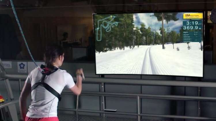 DALA Sports Academy Using Saturn Running Machine for Biathlon and Cross Country Training
