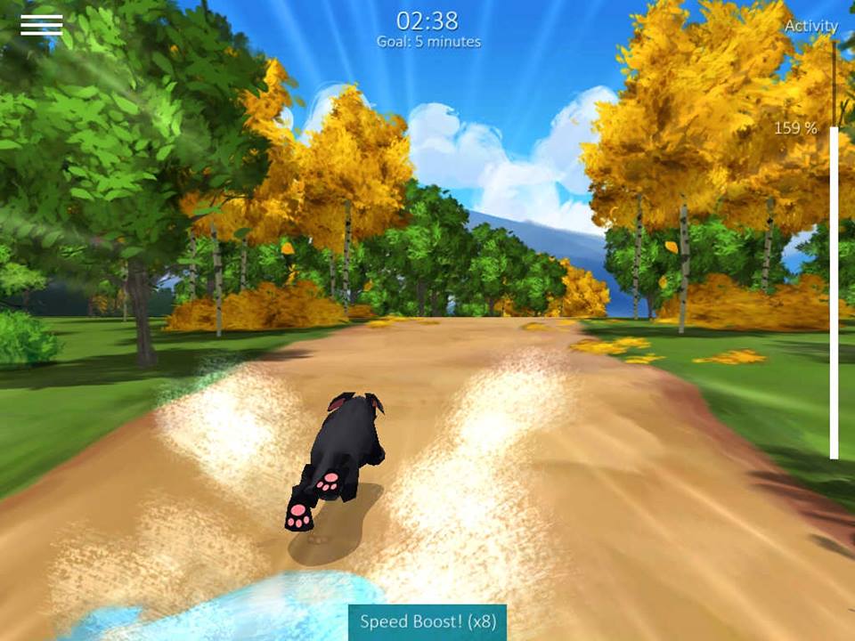 blue goji fitness game
