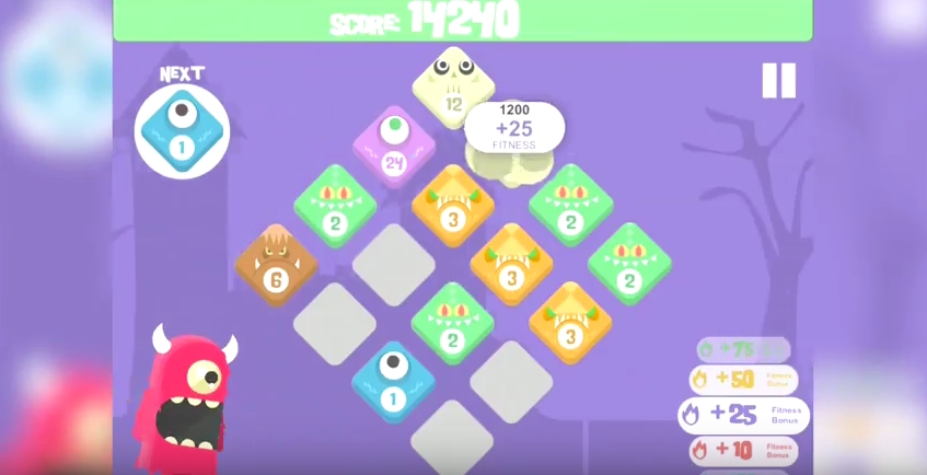 blue goji fitness game