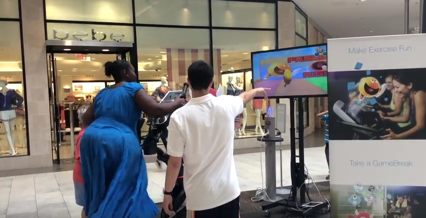 blue goji fitness game