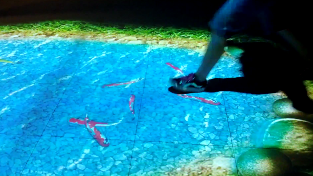 po mo interactive wall floor
