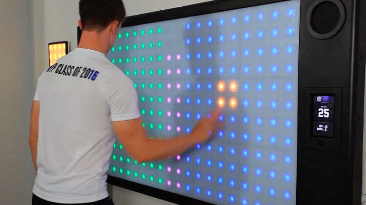 interactive light wall