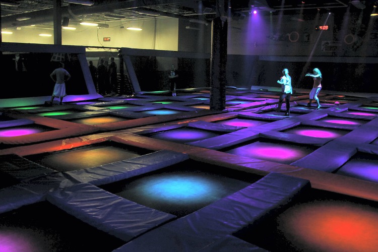 interactive trampoline