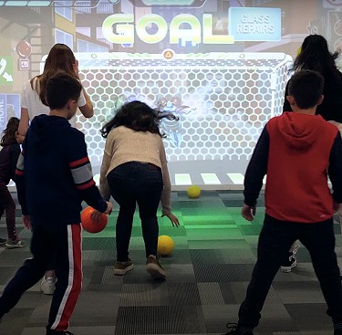 interactive gaming wall