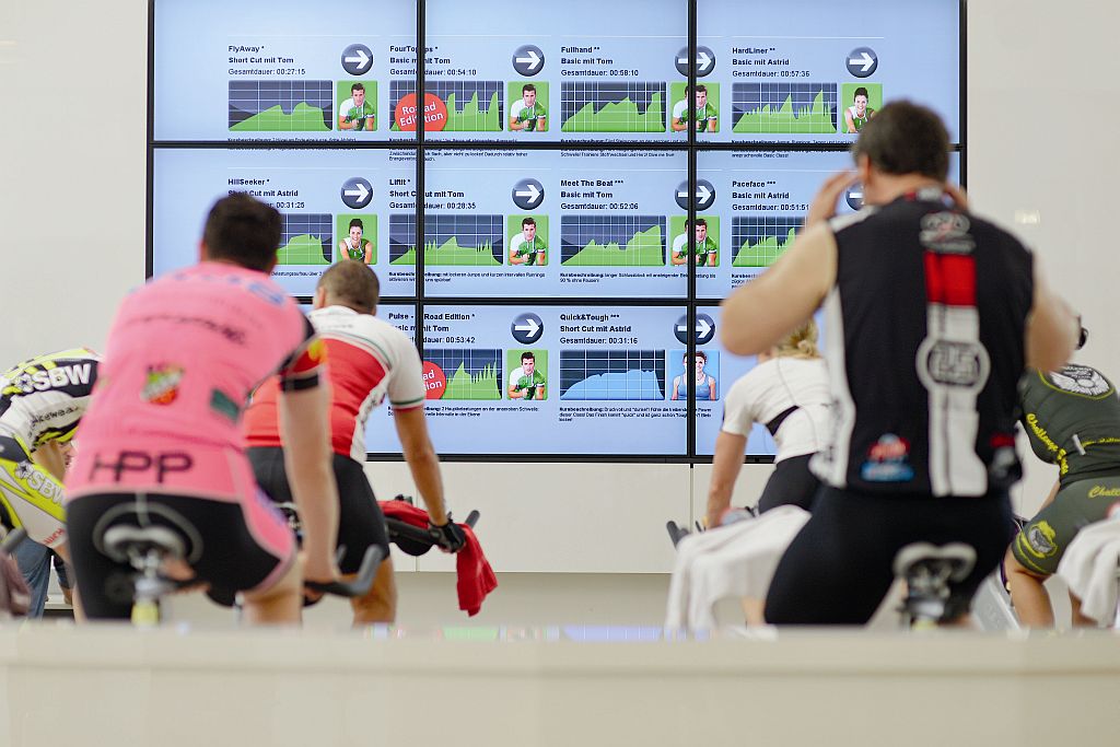 indoor cycling group