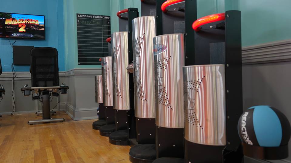 interactive fitness ball game