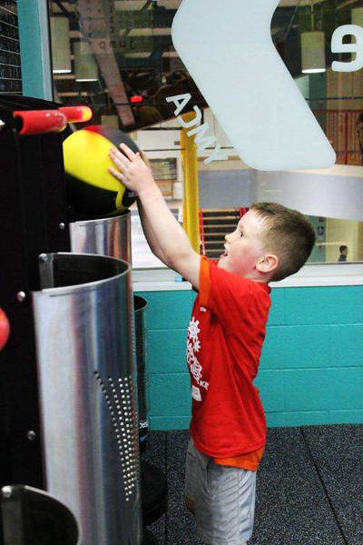 interactive fitness ball game