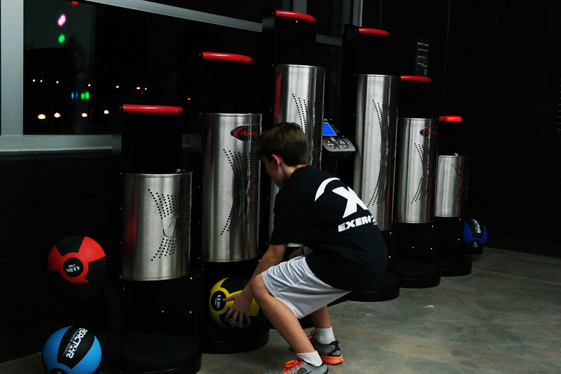 interactive fitness ball game