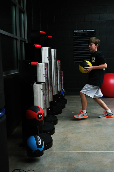interactive fitness ball game