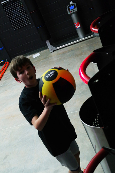 interactive fitness ball game