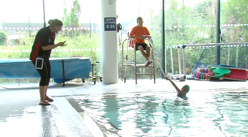 swim aqua dragons