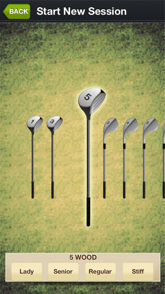 golf tracking analysing