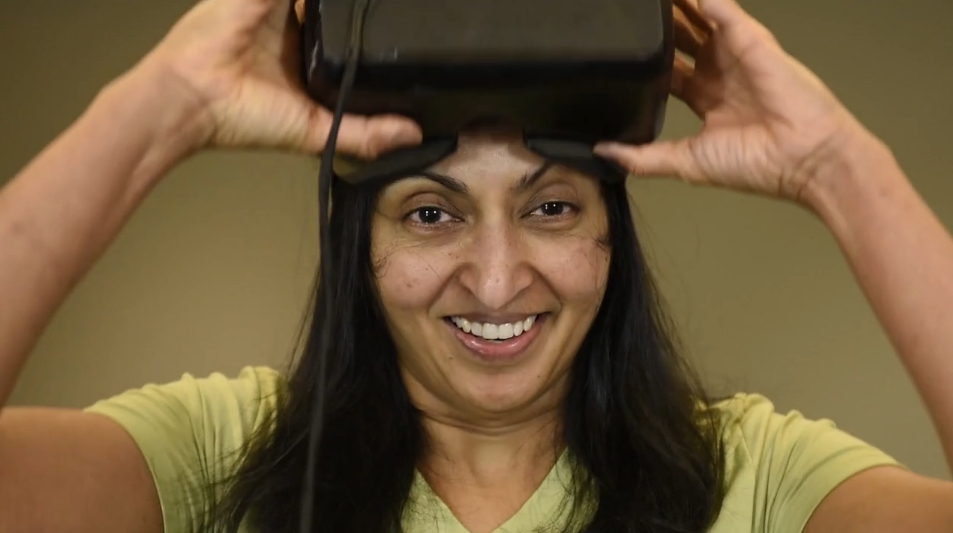 virtual reality cycling game