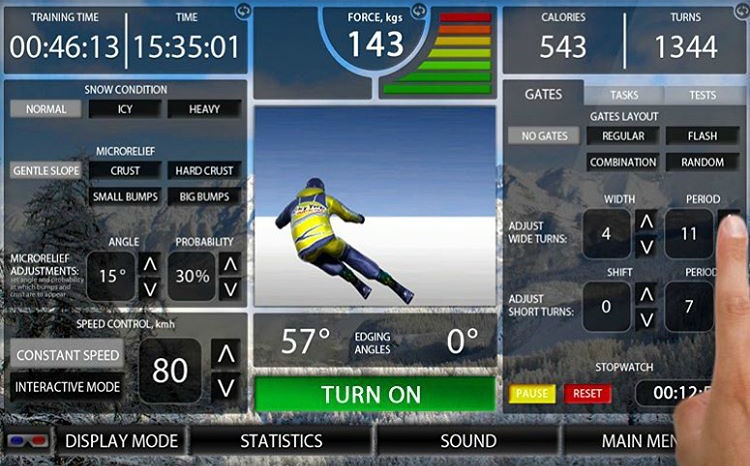 ski simulator skytech sport