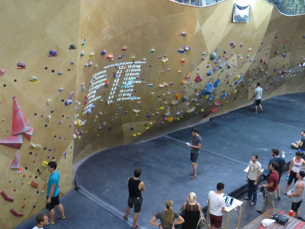 randori interactive climbing game