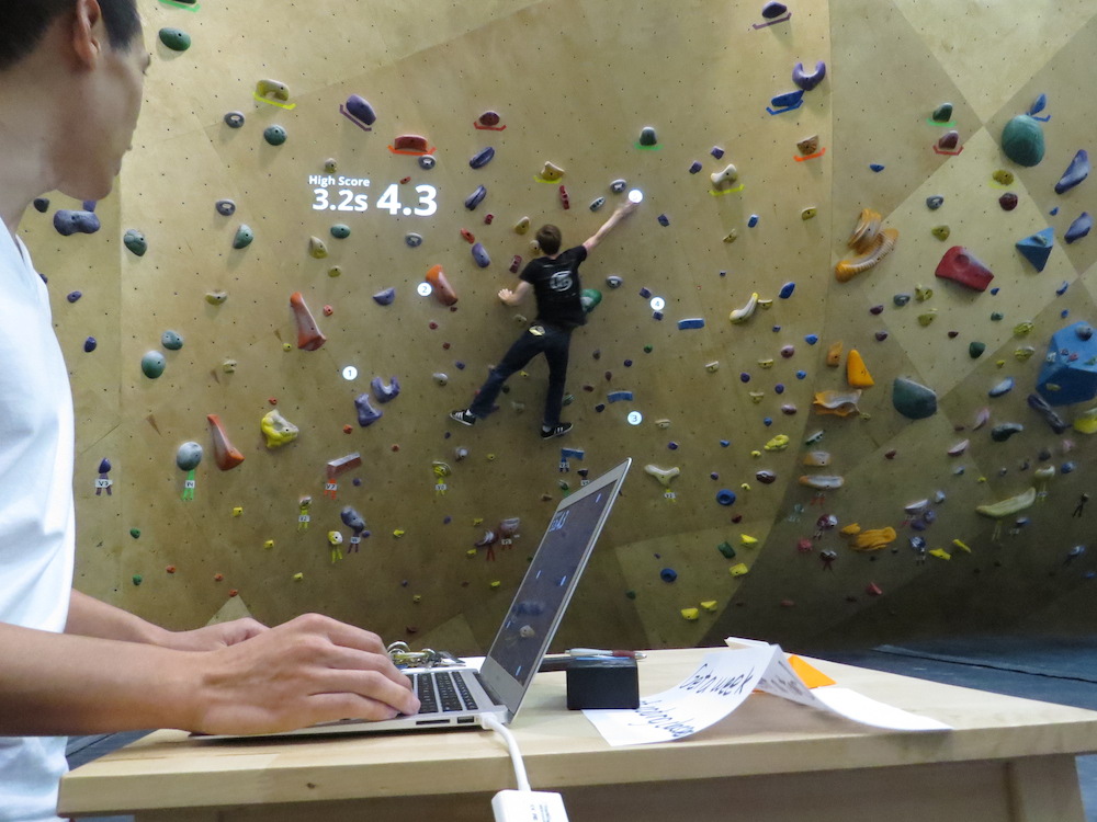 randori interactive climbing game
