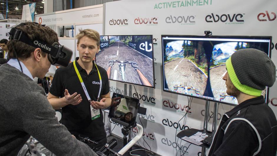ebove gaming cycling ces