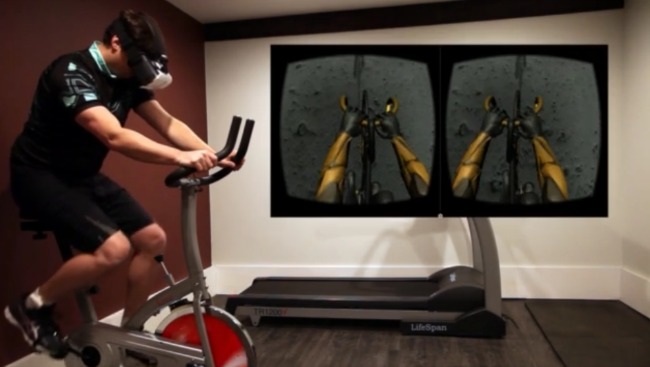 veloporter sensor virtual reality
