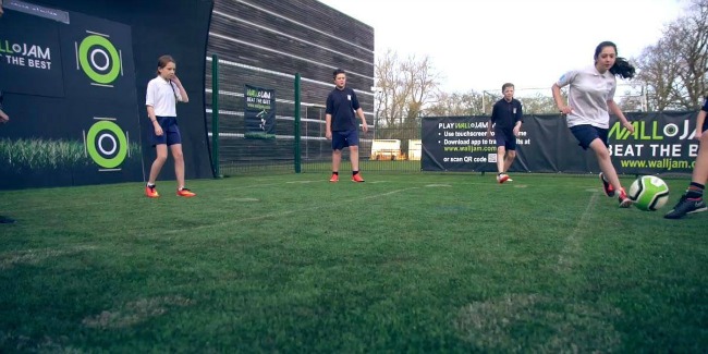 interactive training wall