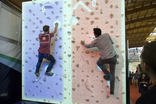 climbing gaming wall