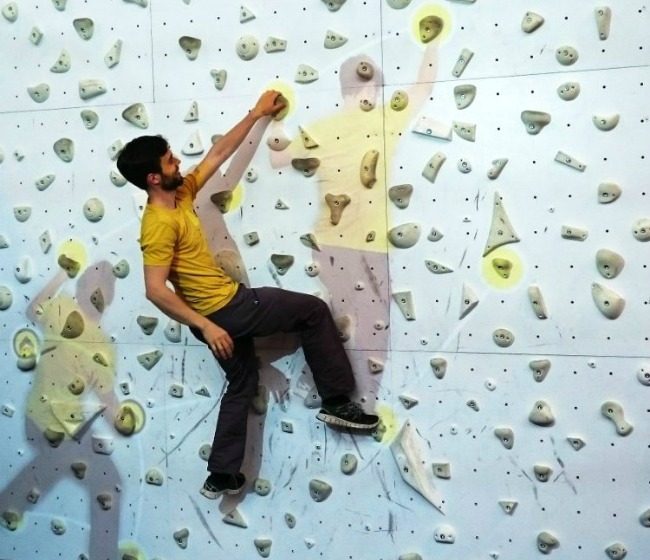 climbing gaming wall