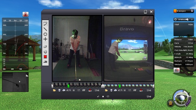 bravo golf simulator