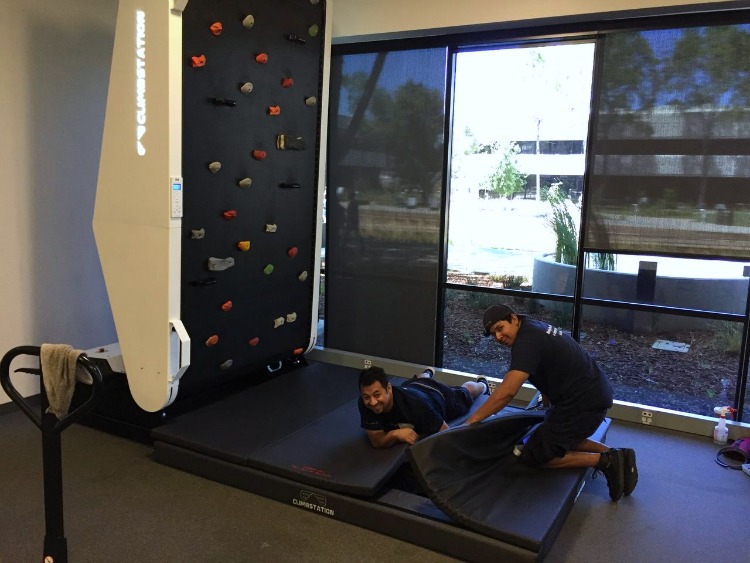 climbing wall interactive