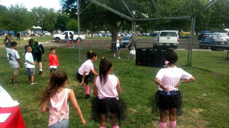 interactive soccer wall