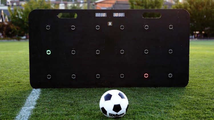 interactive soccer wall