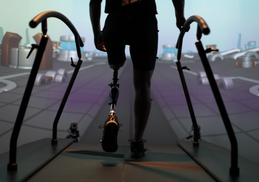 gait training virtual realiy games