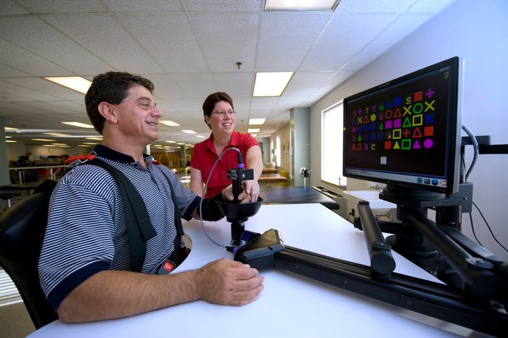interactive motion rehablitation robotics