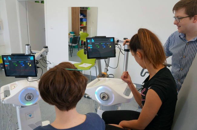 rehabilitation robot game system