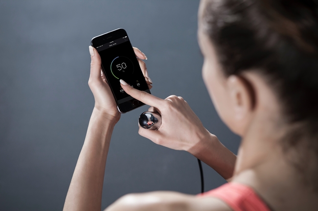 smart jumping rope tracking activity