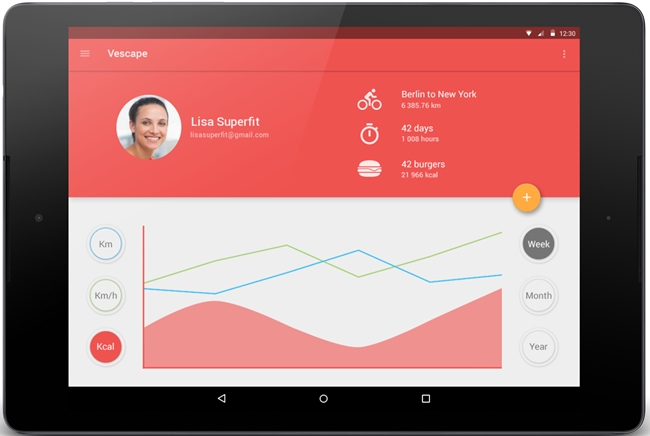 interactive cycling app vescape
