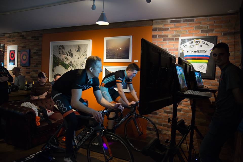 zwift indoor cycling group games