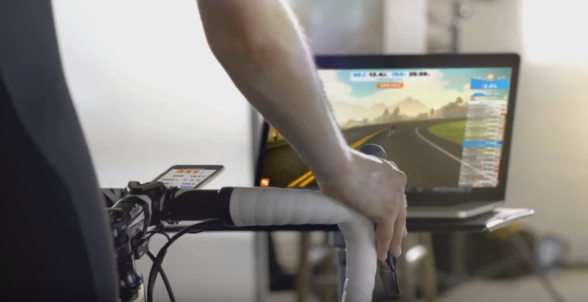 zwift indoor cycling group games