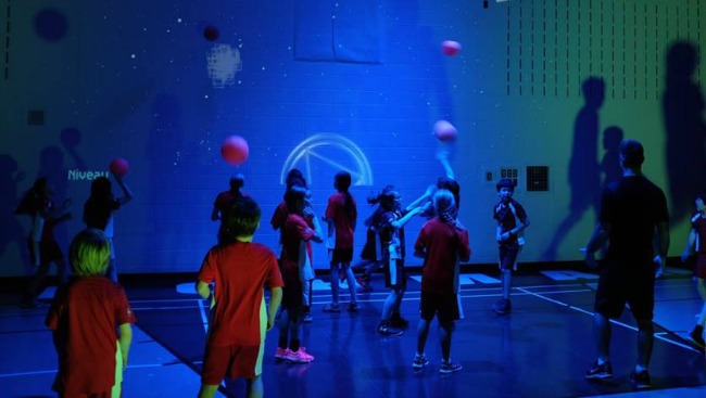 interactive kids gym