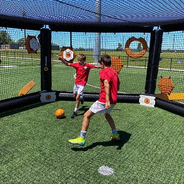 interactive football training