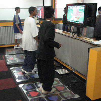 interactive fitness gaming rooom